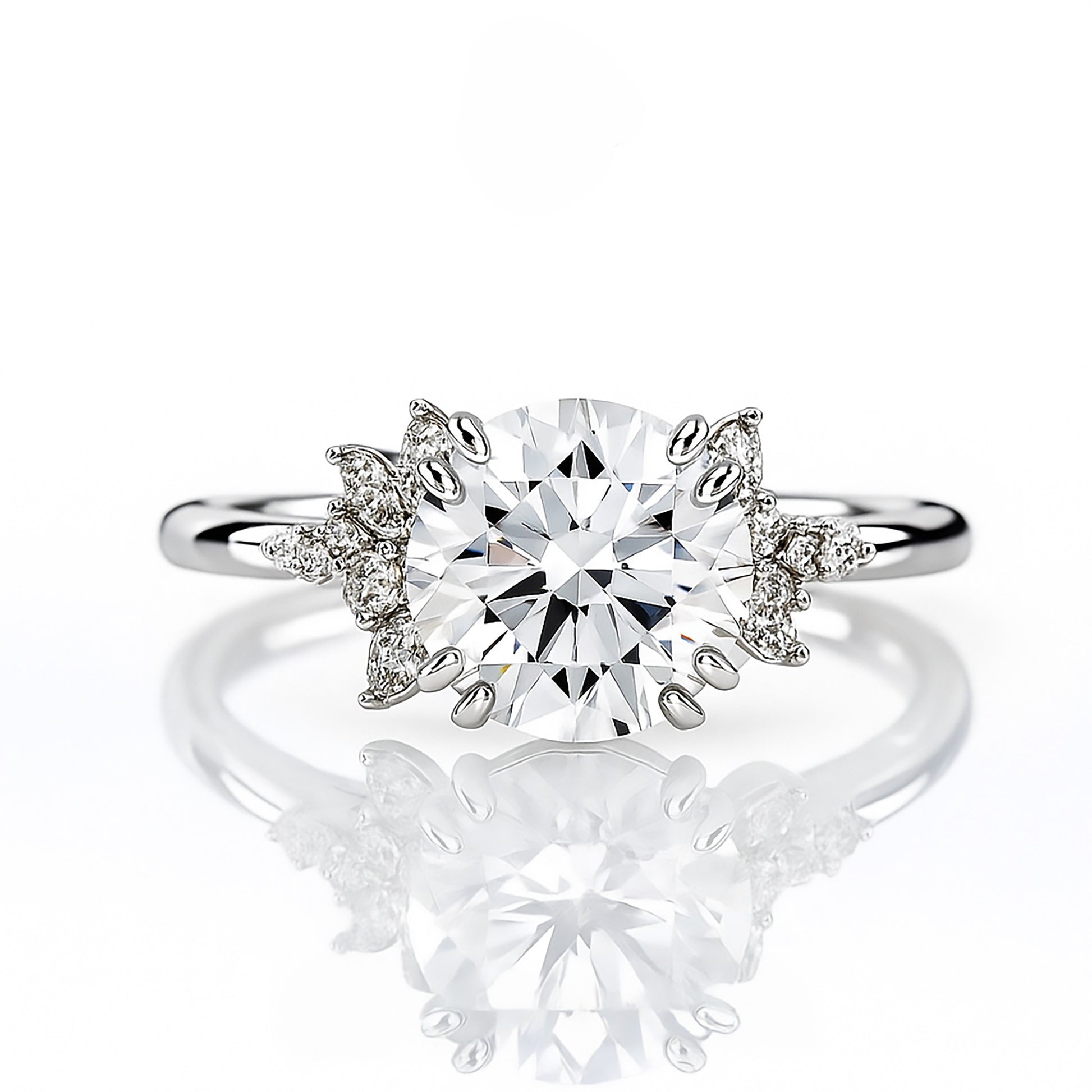 2ct Lab Grown Round Diamond Ring | IGI