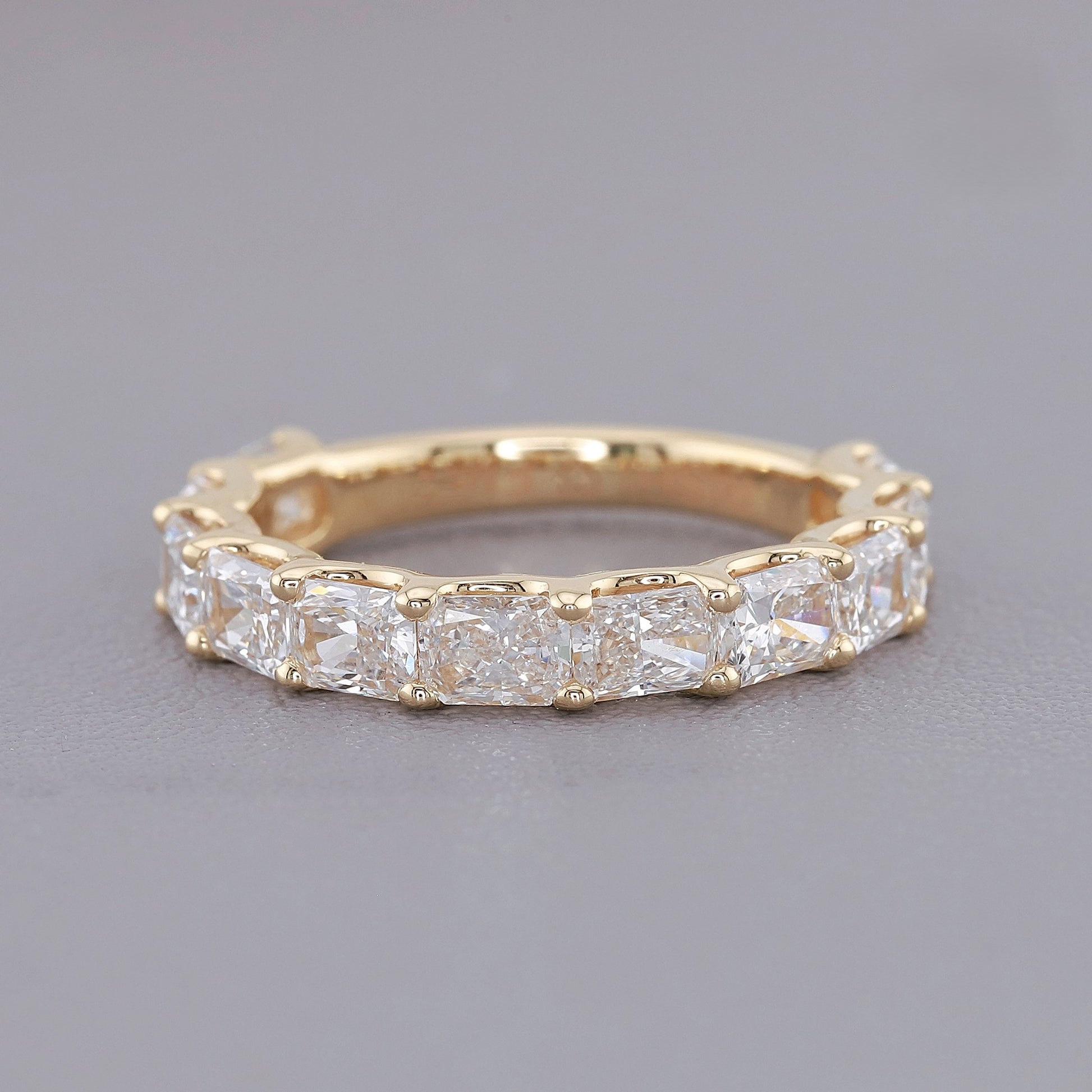 Radiant Cut Lab Grown Diamond Eternity Ring