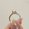 2ct Lab Grown Oval Diamond Ring | IGI