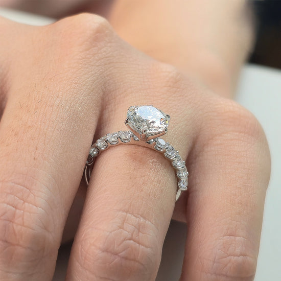 2ct Lab Grown Round Diamond Ring | IGI