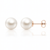 Pookie Classic Freshwater Pearl Solitaire Gold Studs