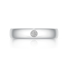 Gypsy Set Round Diamond Solitaire Wedding Ring for Men