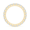Lab-Grown Shared Prong-Set Diamond Eternity Wedding Band for Her