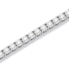 1ct Lab-Grown Round Brilliant Cut Diamonds Platinum Tennis Bracelet
