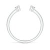 2 Stones Open Wedding Band