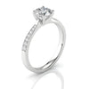 1ct Lab Grown Round Diamond Ring, IGI