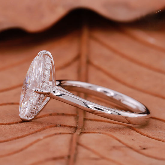 2ct Lab Grown Marquise Diamond Ring | IGI