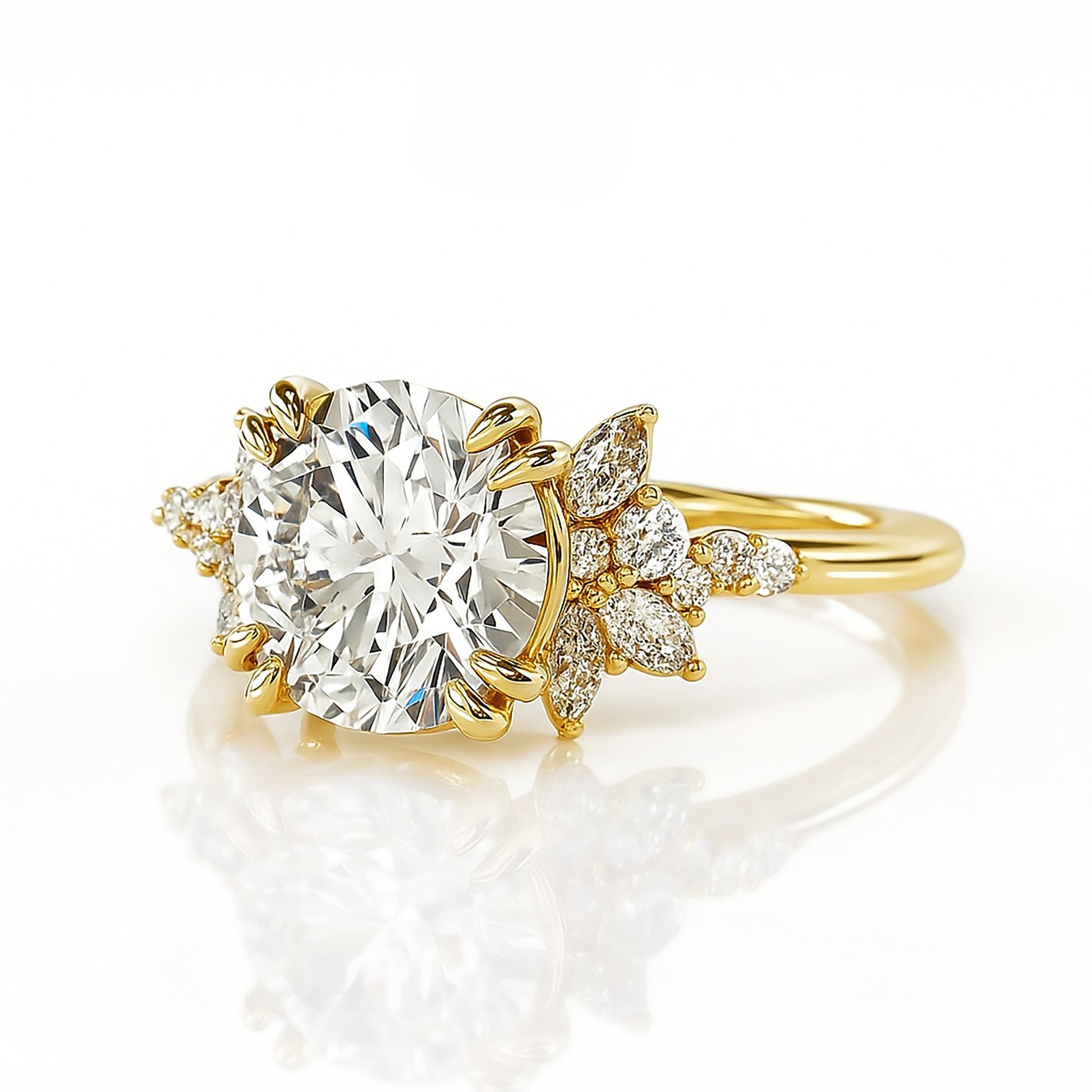 2ct Lab Grown Round Diamond Ring | IGI