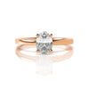 1ct Lab Grown Oval Diamond Ring, IGI