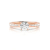 1ct Lab Grown Round Diamond Ring, IGI