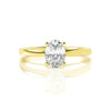 1ct Lab Grown Oval Diamond Ring, IGI