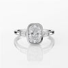 2ct Lab Grown Cushion Diamond Ring | IGI | Bezel Set Ring