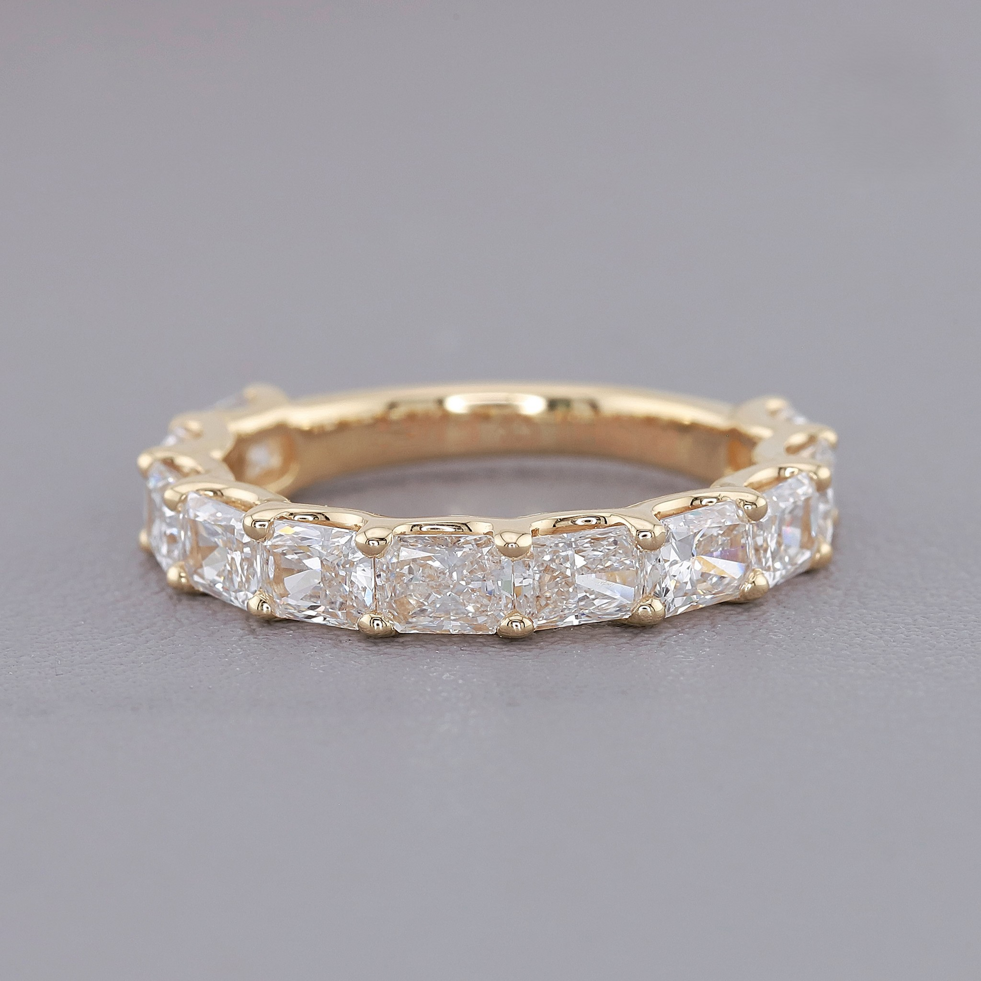 Radiant Cut Lab Grown Diamond Eternity Ring