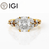 2ct Lab Grown Cushion Diamond Ring | IGI
