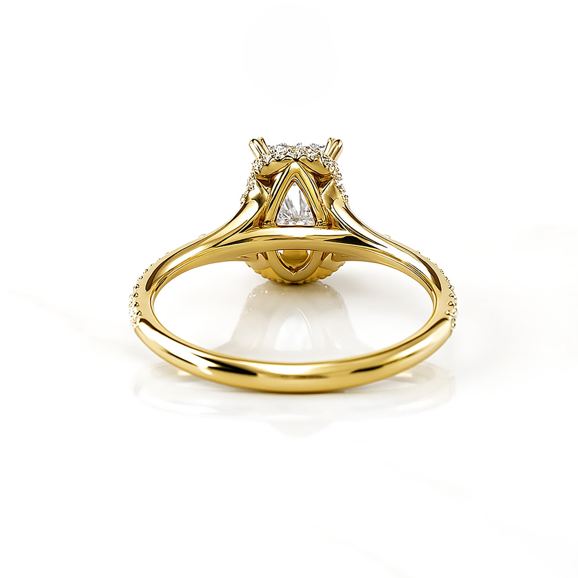 2ct Lab Grown Cushion Diamond Ring | IGI