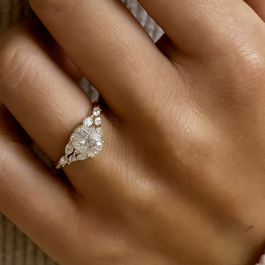 2ct Lab Grown Cushion Diamond Ring | IGI