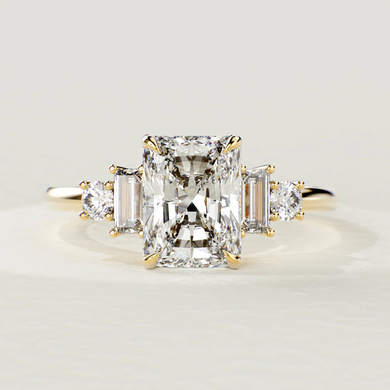 1.50ct Radiant Lab Grown Diamond Engagement Ring
