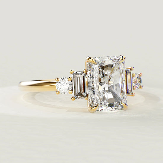1.50ct Radiant Lab Grown Diamond Engagement Ring