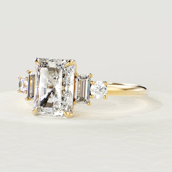 1.50ct Radiant Lab Grown Diamond Engagement Ring