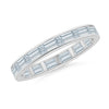Channel-Set Baguette Diamond Full Eternity Wedding Ring Solid Gold
