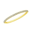 0.17ct Diamond Half Eternity Ring